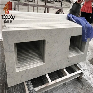 Grey Quartz Kitchen Countertops,Artificial Stone