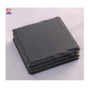 Cheap Black Marble Coaster Slate Coaster