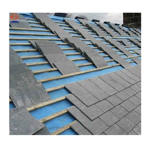 Cheap Natural Stone Black Slate Thick Roof Tiles
