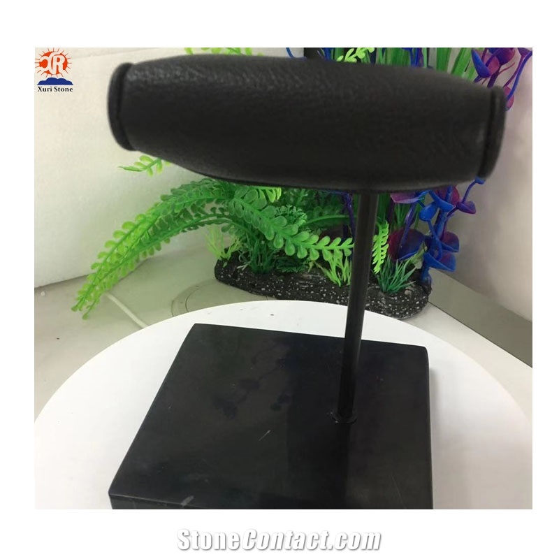 Display Marble Base Leather Marble Watch Stand