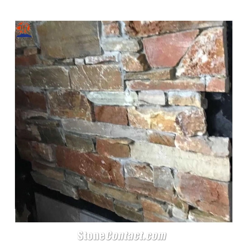 Natural Multicolor Cultured Stone Wall Tiles