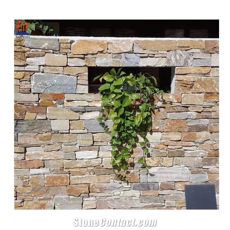Natural Multicolor Cultured Stone Wall Tiles