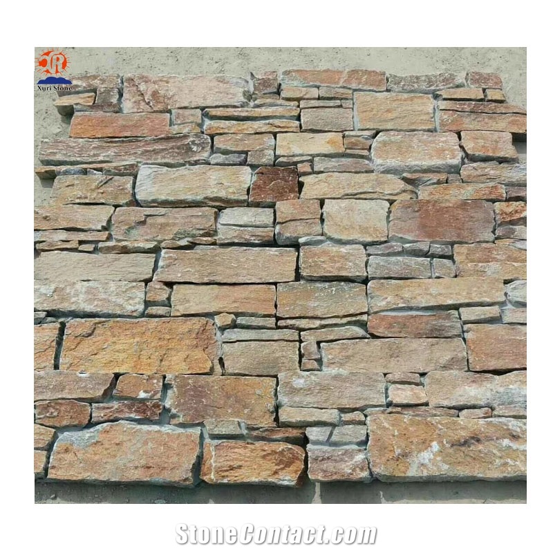 Natural Multicolor Cultured Stone Wall Tiles