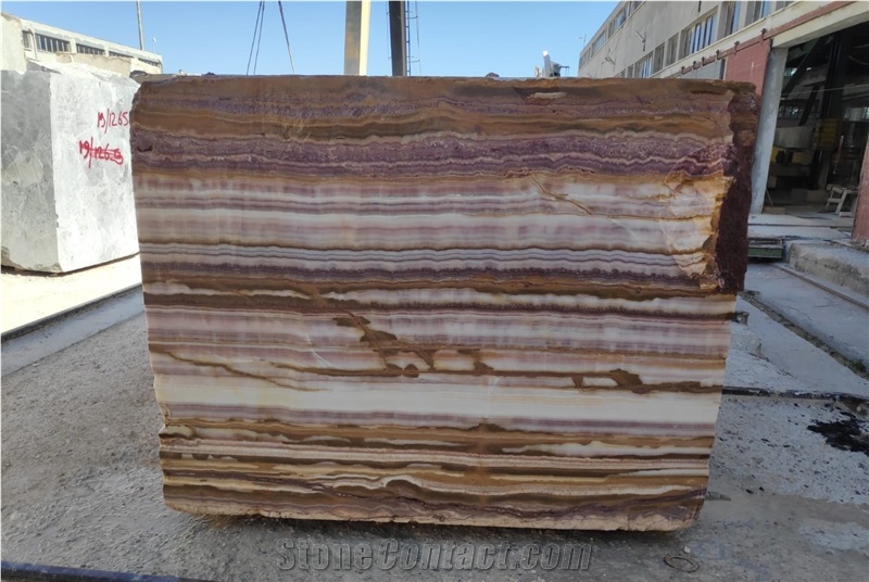 Eskisehir Rainbow Onyx Blocks, Yellow Onyx Blocks