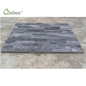Blue Brick Look Veneer Stacked Feature Wall Tile