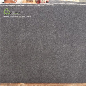 G343 Dark Grey Black Flamed Big Granitetile