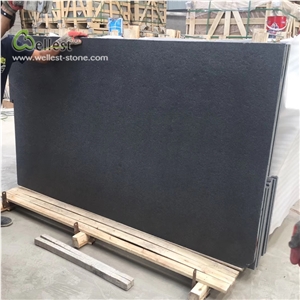 G343 Dark Grey Black Flamed Big Granitetile