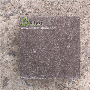 Purple Brown Natural Split Cube Stone Cobblestone