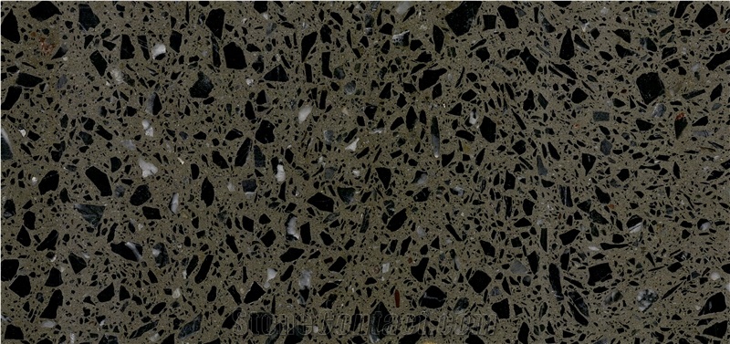 Wholesale Dark Terrazzo Stone Sheet