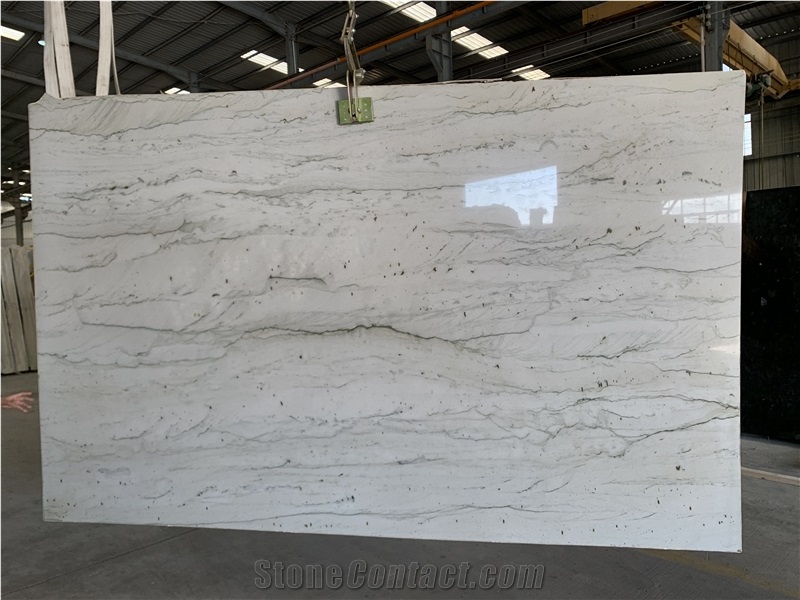 Opus White Quartzite Slab