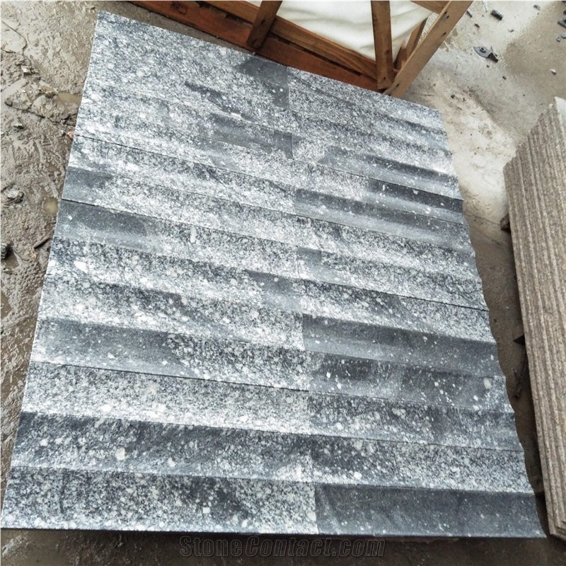 Fantasy Ash Black Silk Grey Granite Slabs