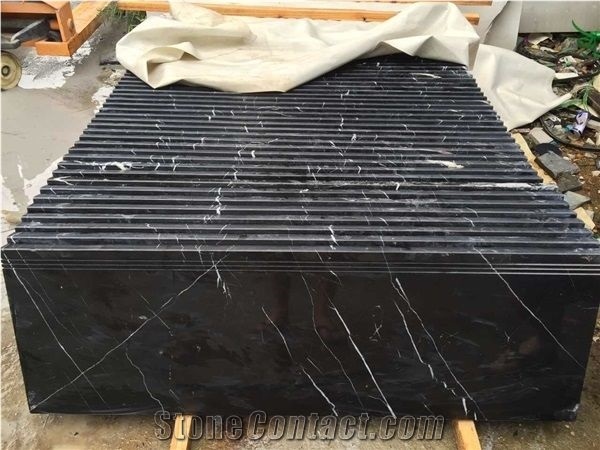 Nero Marquina Marble Stairs Steps Treads Riser