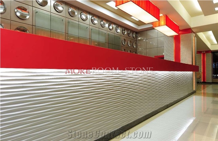Acrylic Solid Surface Restaurant Counter Ceiling