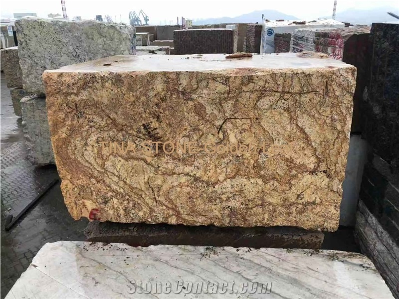 Golden Leaf Granite Tiles Slabs Building Covering