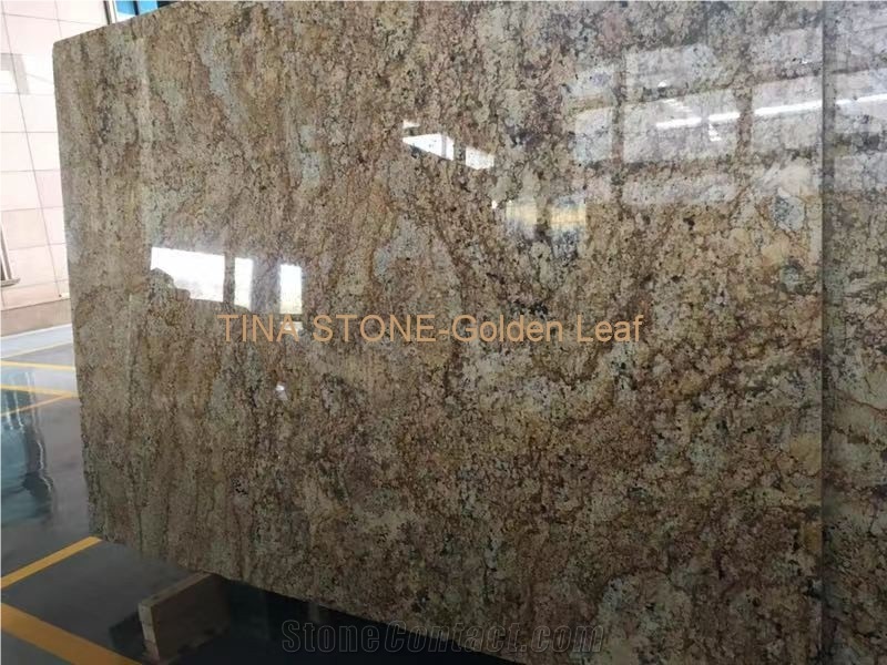 Golden Leaf Granite Tiles Slabs Building Covering
