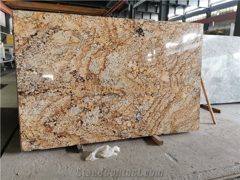 Golden Leaf Granite Tiles Slabs Building Covering