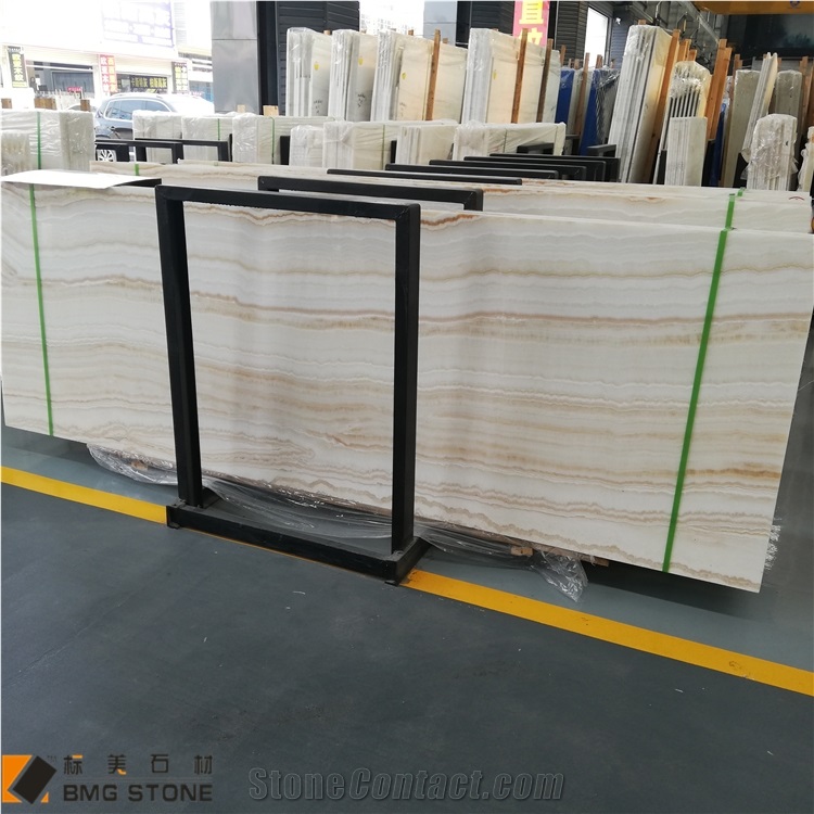 Turkey Honey Onyx/Willow Onyx/Cream Onyx Slab