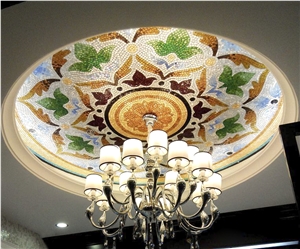 Gold Foil Mosaic Tiles,Golden Glass Mosaic