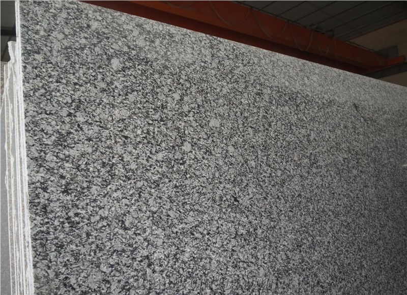 Granite G377 Seawave Flower Spray White Slab