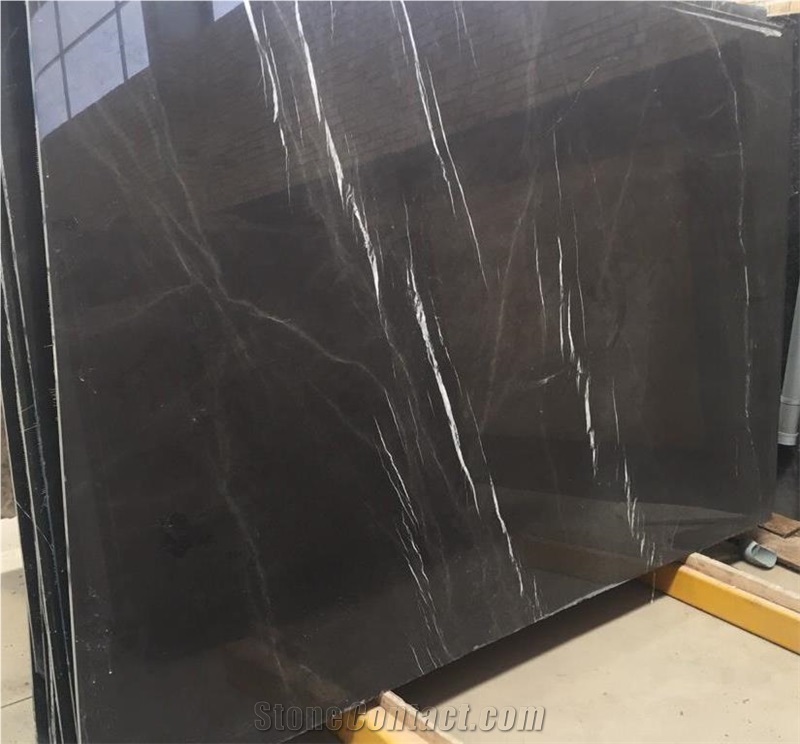 Pietra Gray Marble Blocks, Lashotor Black Marble