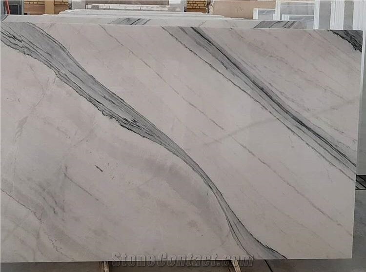 Statuario Marble Block, Iran White Marble