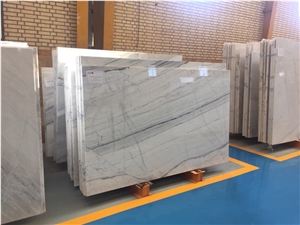 Statuario Marble Block, Iran White Marble
