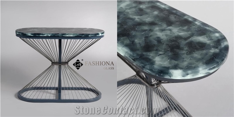 Jade Glass Panel,Tabletop Custom Design Interior