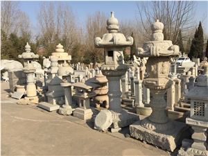 Natural Stone Lantern for Garden Landscaping