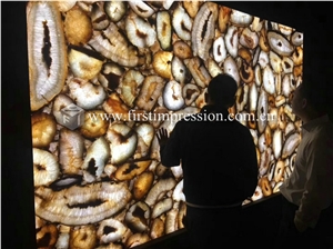 China Hot Sale Gemstone Semiprecious Stone Slabs