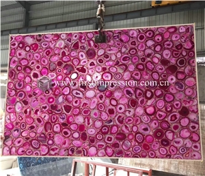 Green Gemstone Agate Semiprecious Stone Slabs,Tile