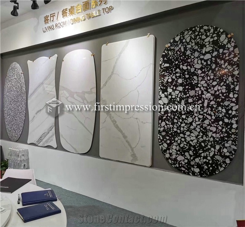 High Quality Calacatta White Quartz Countertop