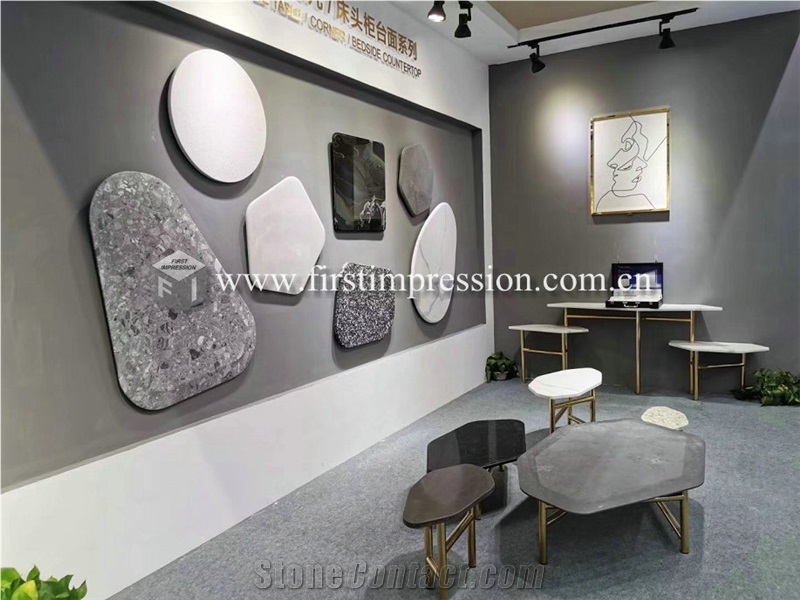 High Quality Calacatta White Quartz Countertop
