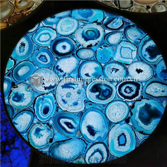 Hot Sale Gemstone Grey Agate Countertops,Bar Top