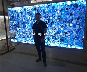 Pink Gemstone Agate Semiprecious Stone Slabs,Tiles
