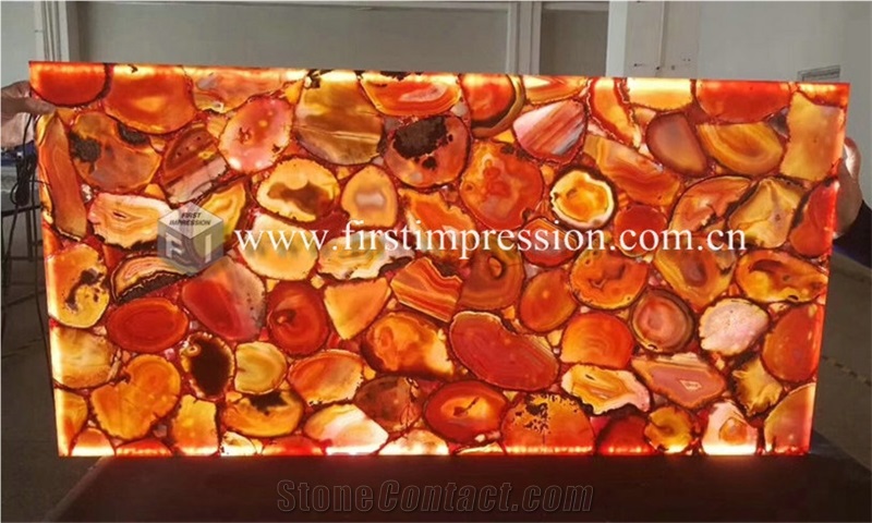 Purple Agate Gemstone Semiprecious Stone Slabs