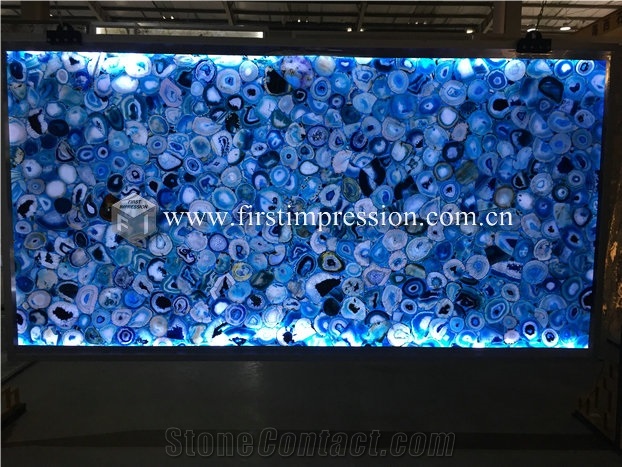 Purple Agate Gemstone Semiprecious Stone Slabs