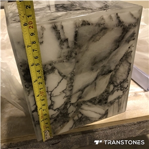 Alabaster Acrylic Lighting Box for Interior Decors