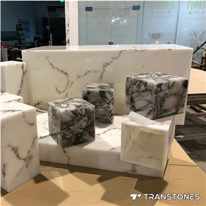Alabaster Acrylic Lighting Box for Interior Decors