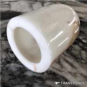 Alabaster Resin Customize Shape for Interior Deco