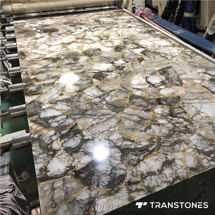 Artificial Alabaster Granite Slabs Stone