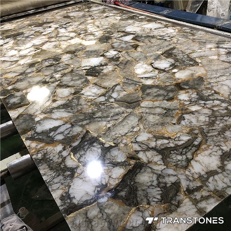 Artificial Alabaster Granite Slabs Stone