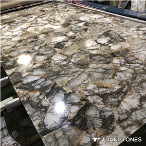 Artificial Alabaster Granite Slabs Stone