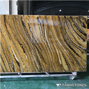 Artificial Onyx Slab Alabaster for Wall Cladding