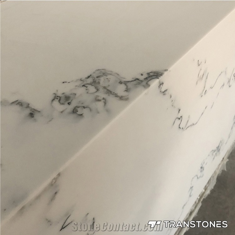 Artificial Stone Lighting Box Translucent Column