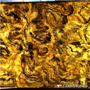 Back Lighting Artificial Onyx Stone for Desk