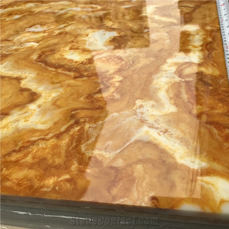 Backlit Alabaster Panel Faux Onyx Slabs for Hotel
