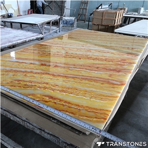 Backlit Resin Panels Customize Slab for Interiors