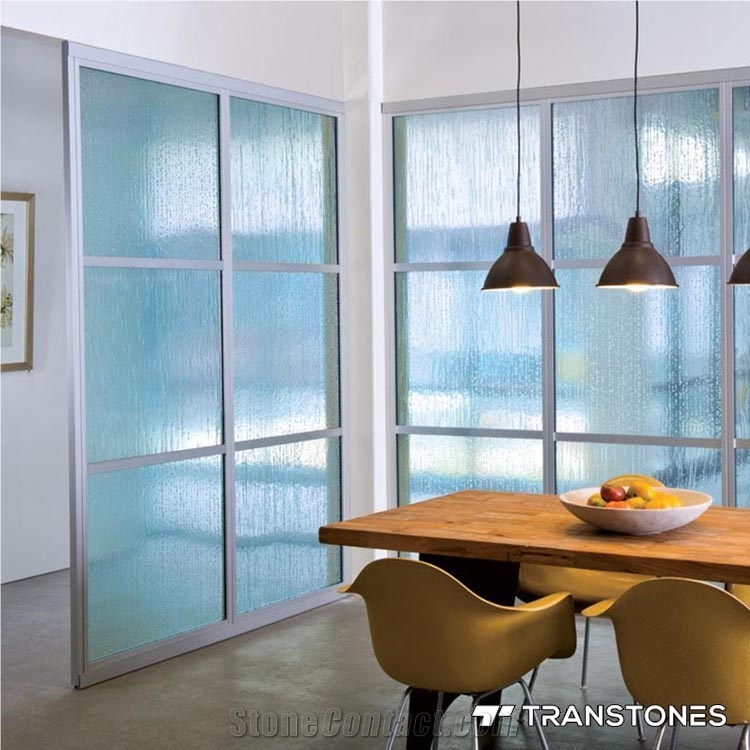 Clear Acrylic Sheet Faux Stone for Partition