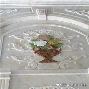 Craved Translucent Polished Onyx Wall Panel
