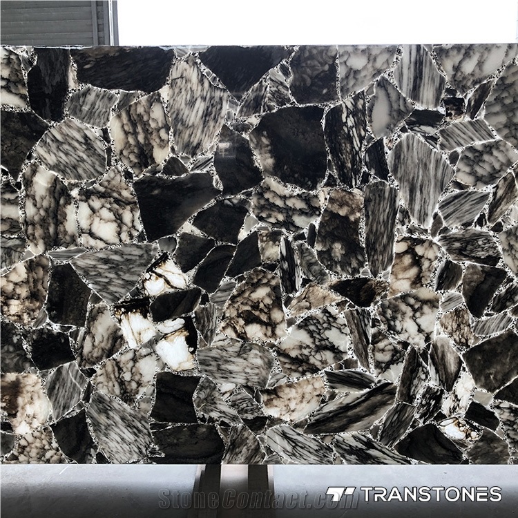 Crystallized Artificial Stone Walling Tile Slabs